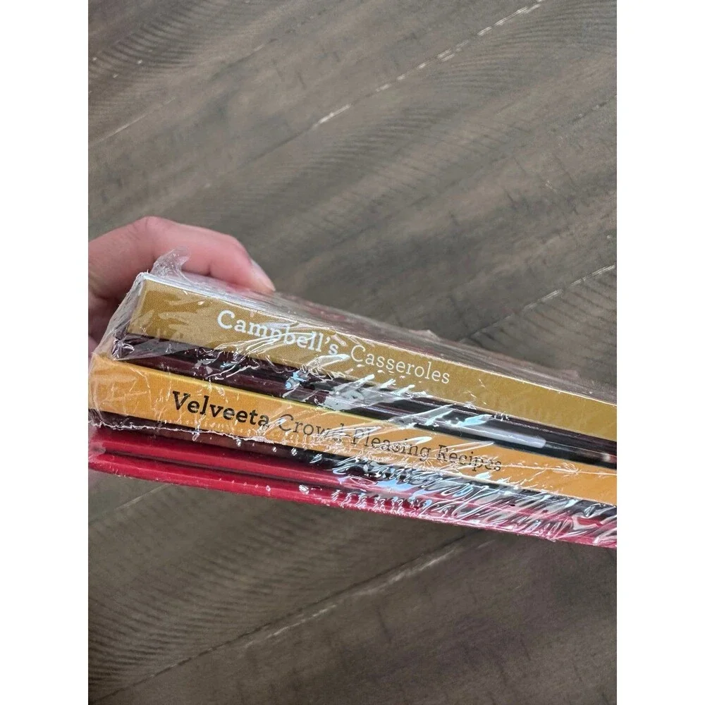 Brand Name Recipe Hardcover Cookbook Lot 5 Coca-Cola Velveeta Campbell's Kraft